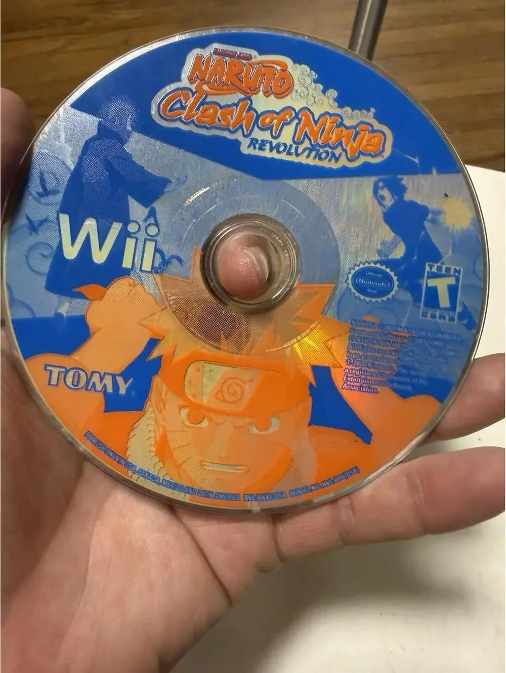 Naruto: Clash of Ninja Revolution (Nintendo Wii, 2007) Disc Only,  Works